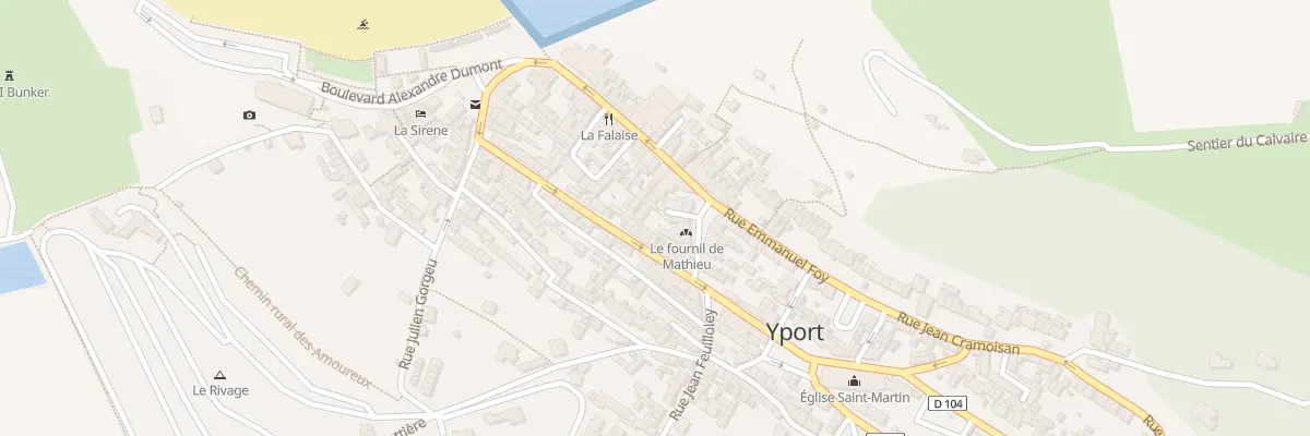 Plan du 6 Imp Jean Paul Laurens à Yport