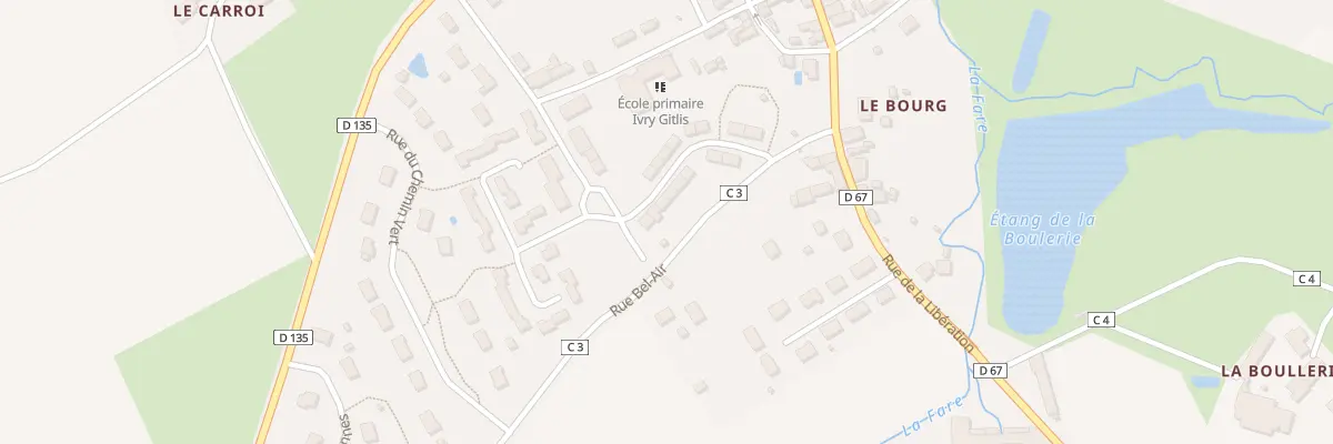 Plan du 14 Rue Jean Moulin à Villiers-au-Bouin