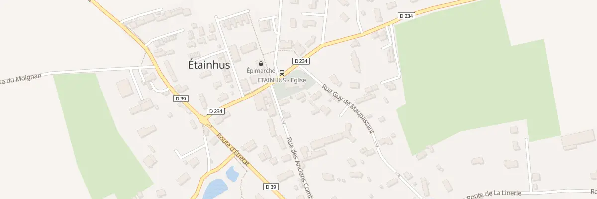 Plan du 46 Rue Guy de Maupassant à Étainhus