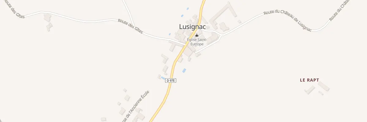 Plan du 1032 Le Bourg à Lusignac
