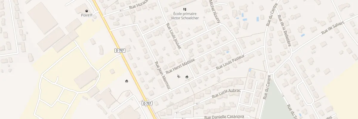 Plan du 6 Rue Henri Matisse à Migné-Auxances