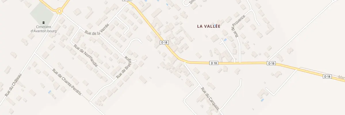 Plan du 25 Rue de la Vallée à Avanton