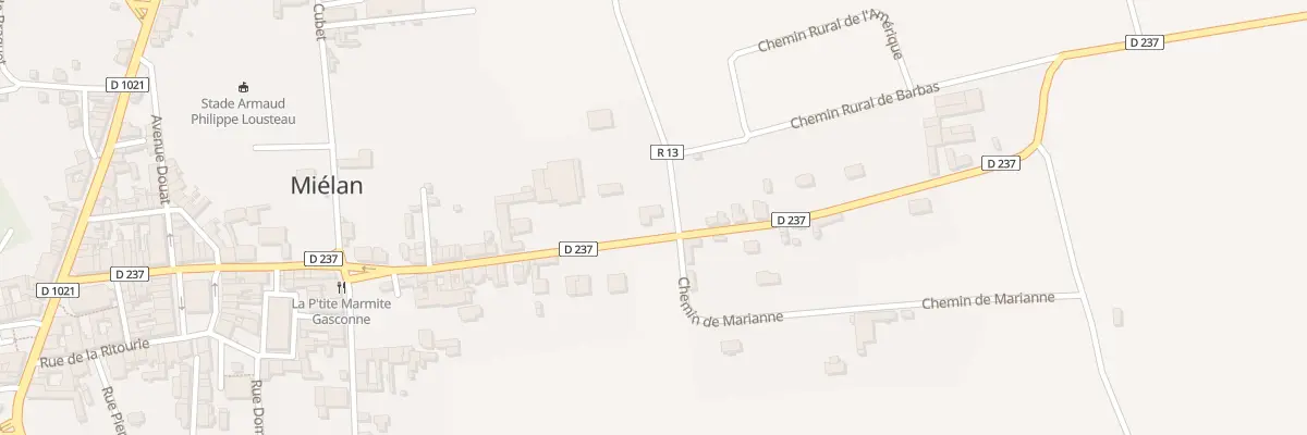 Plan du 39 Rue Saint-Jean à Miélan