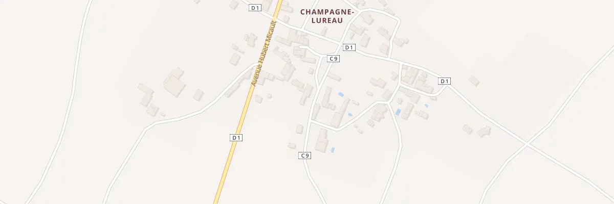 Plan du 5355 Champagne Lureau à Savigné