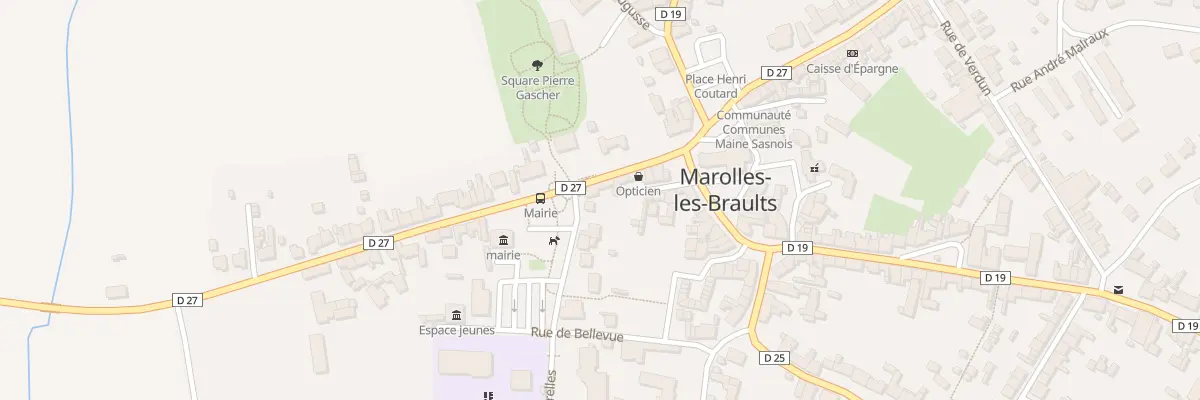Plan du 9 Rue du Général de Gaulle à Marolles-les-Braults