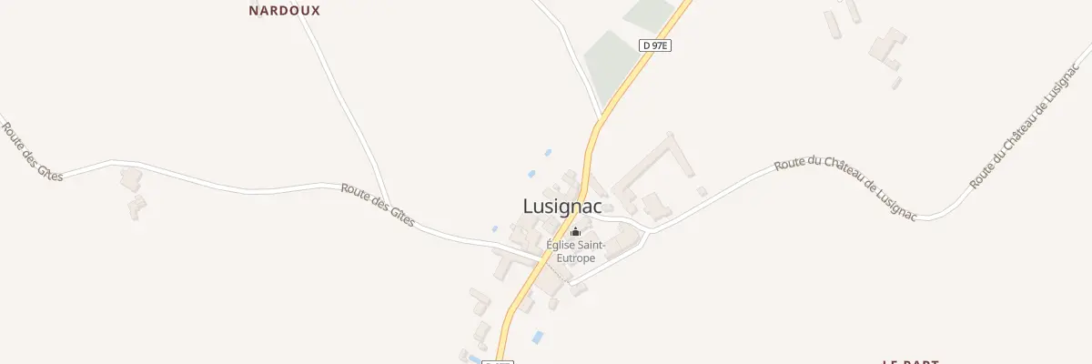 Plan du 12 Le Bourg à Lusignac