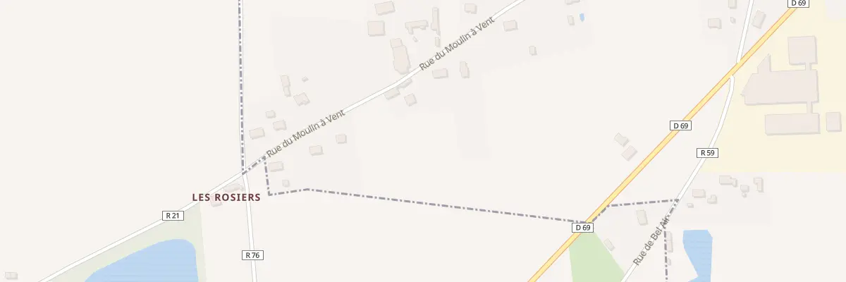Plan du 20 Rue du Moulin à Vent à Savigné-sur-Lathan