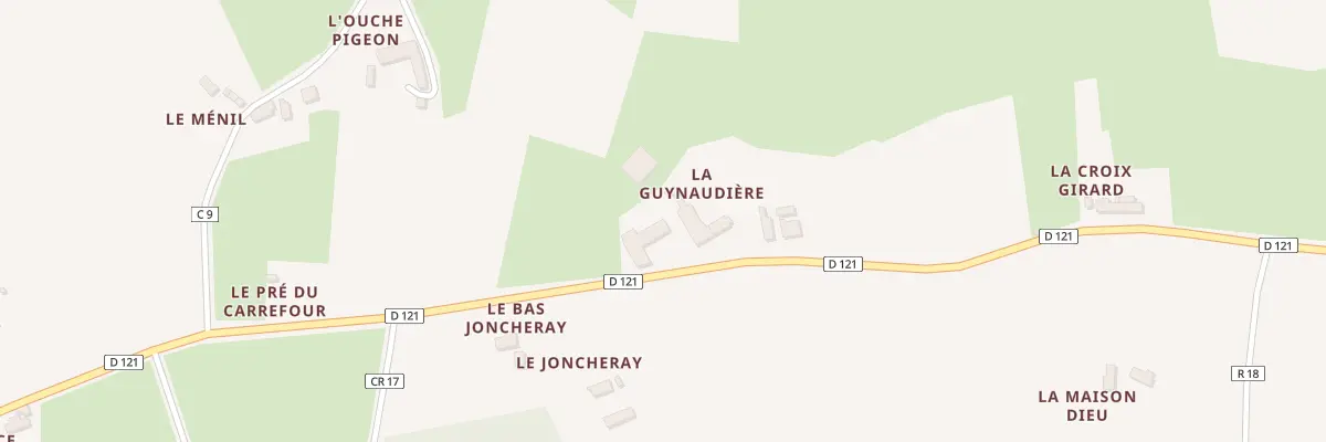 Plan du 5152 La Guynaudiere à Mézières-sur-Ponthouin