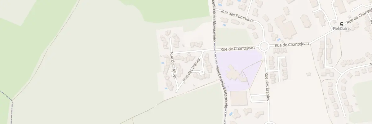 Plan du 9 Rue des Hêtres à Poitiers