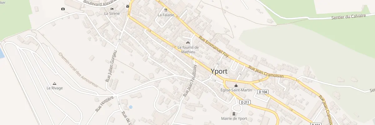 Plan du 33 Rue Casimir Vatinel à Yport