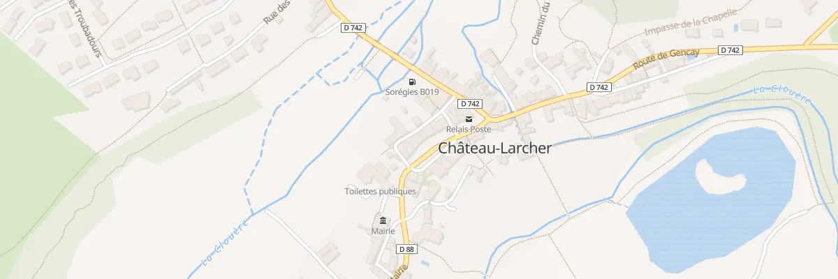 Plan du 14 Pl des Tilleuls à Château-Larcher
