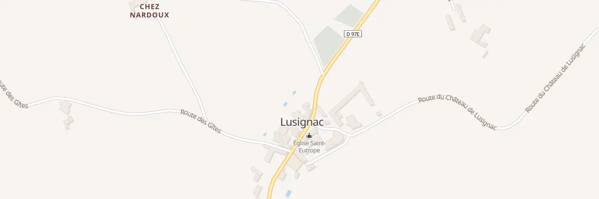 Plan du 1035 Le Bourg à Lusignac
