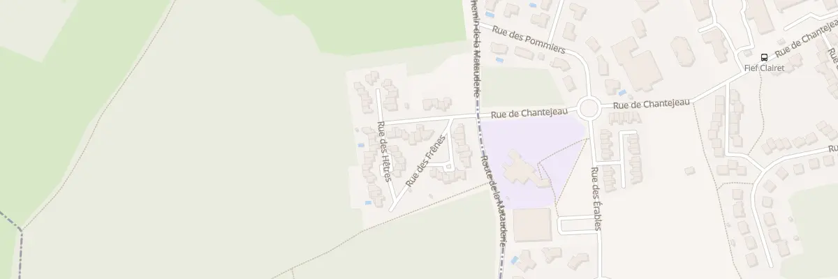 Plan du 7 Rue des Hêtres à Poitiers