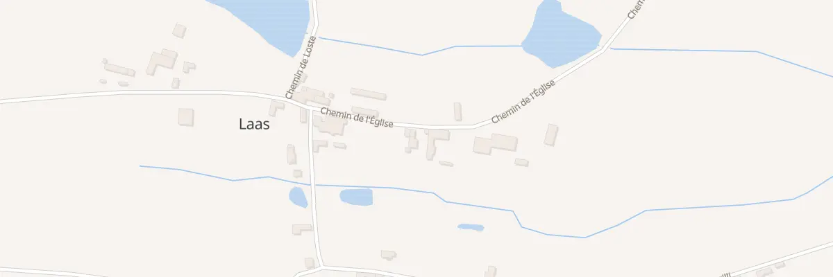 Plan du 7 Chem de l’Église à Laas