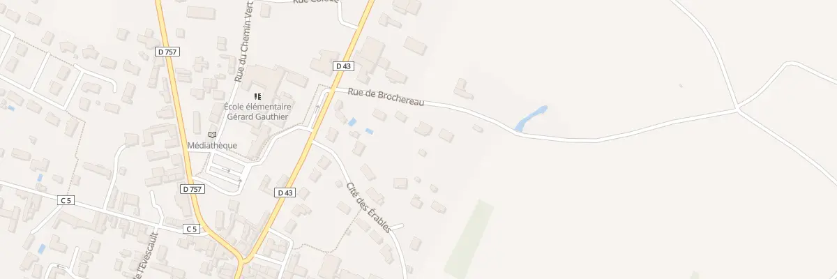 Plan du 8 Rue de Brochereau à Saint-Martin-la-Pallu