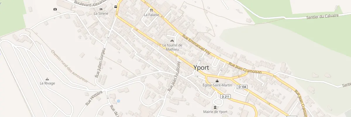 Plan du 36 Rue Alfred Nunes à Yport