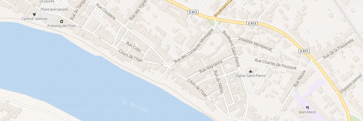 Plan du 4 Rue Corderies Montagne à Tonneins
