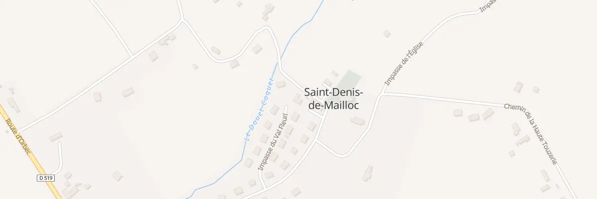 Plan du 12 Imp du Val Fleury à Saint-Denis-de-Mailloc