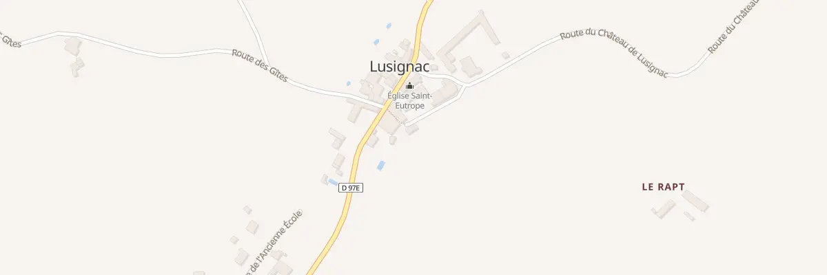 Plan du 5A Le Bourg à Lusignac
