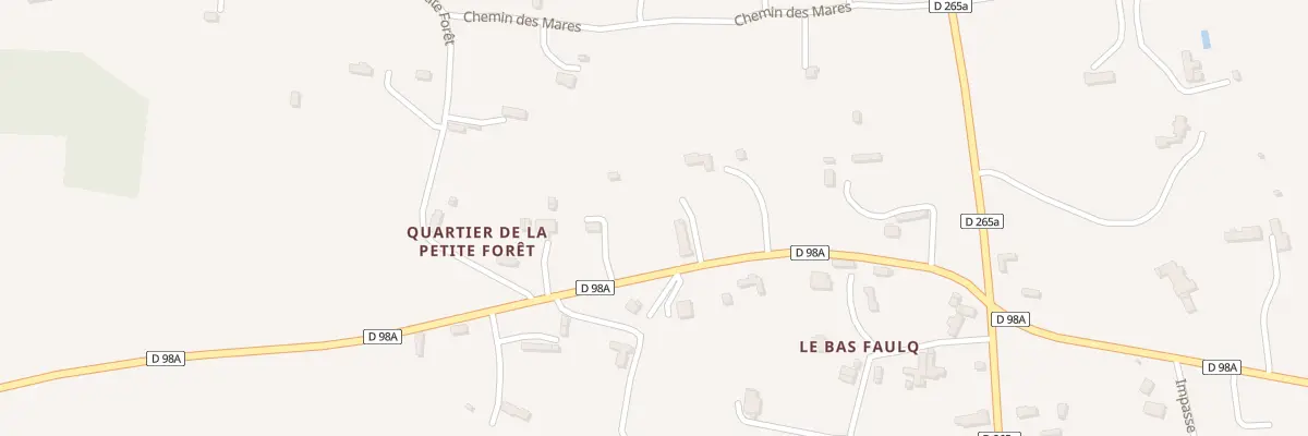 Plan du 5172 Le Bas Faulq au Faulq