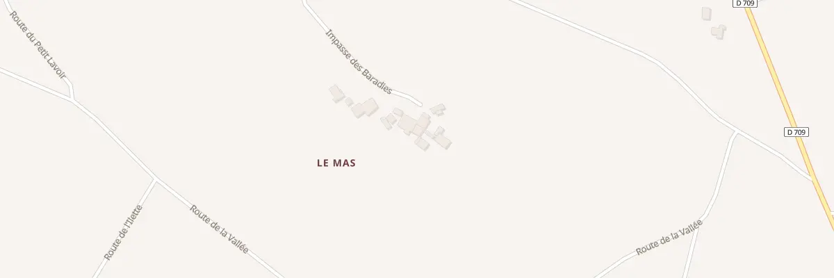 Plan du 340 Imp des Baradies à Allemans