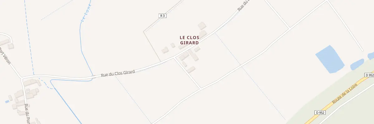 Plan du 6 Rue du Clos Girard à Coteaux-sur-Loire