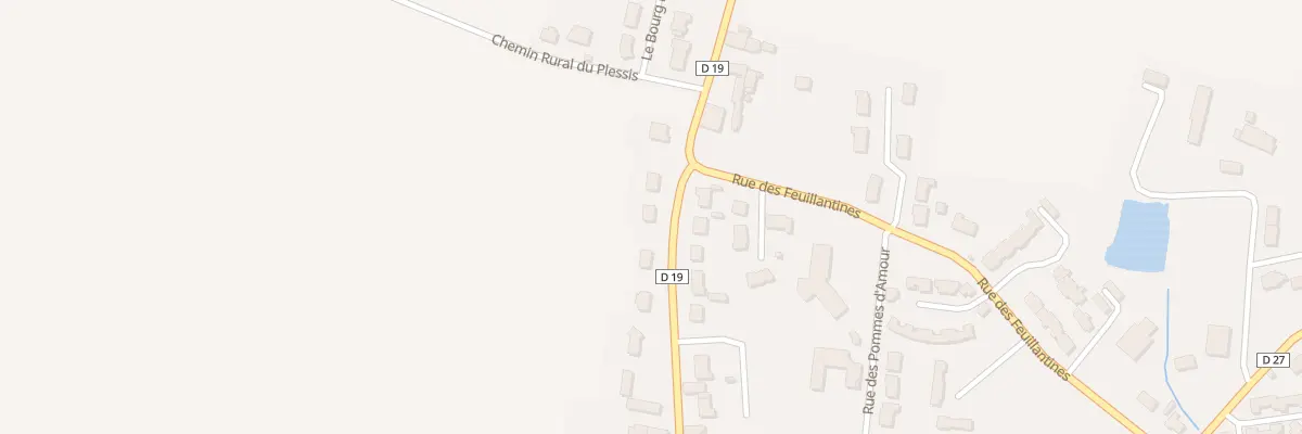 Plan du 55 Rue de Courgains à Marolles-les-Braults