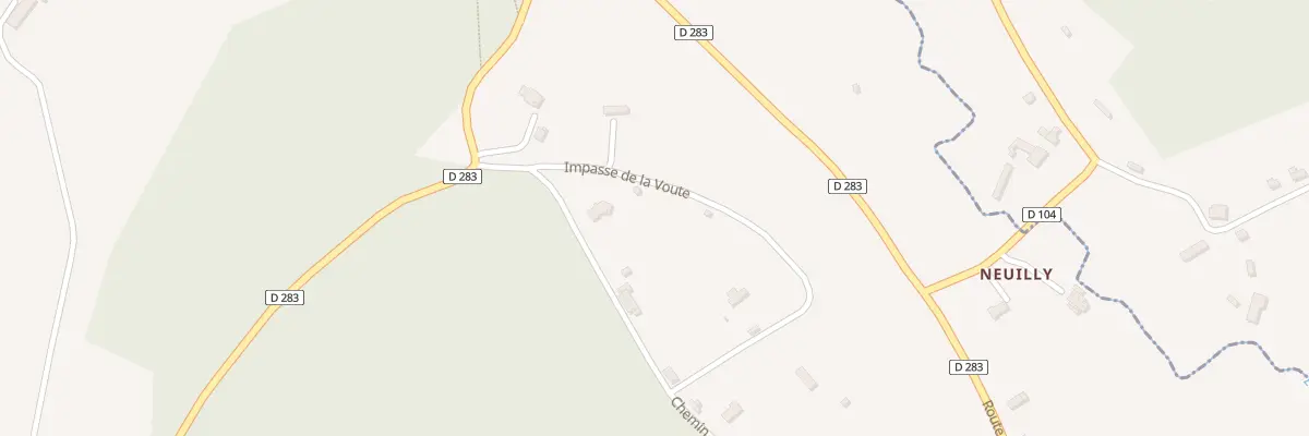 Plan du 1054 Che des Seigneurs à Quetteville