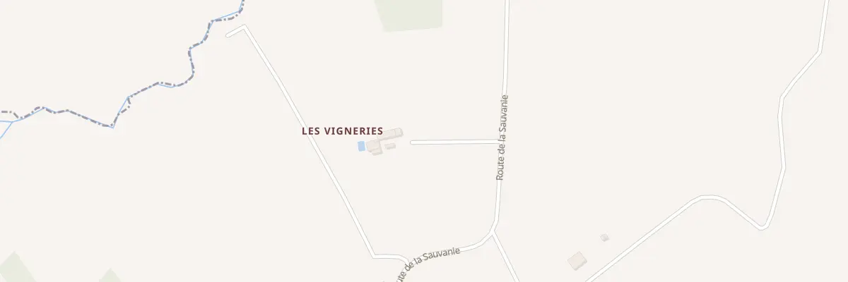 Plan du 2123 Rte de la Sauvanie à Allemans