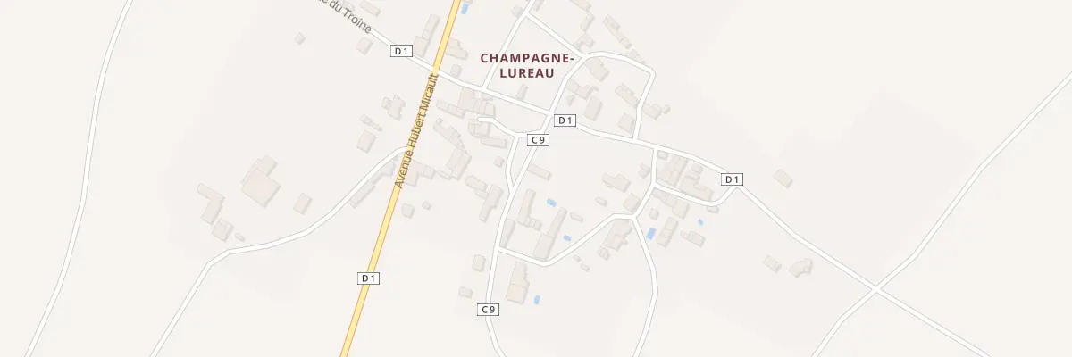 Plan du 5372 Champagne Lureau à Savigné