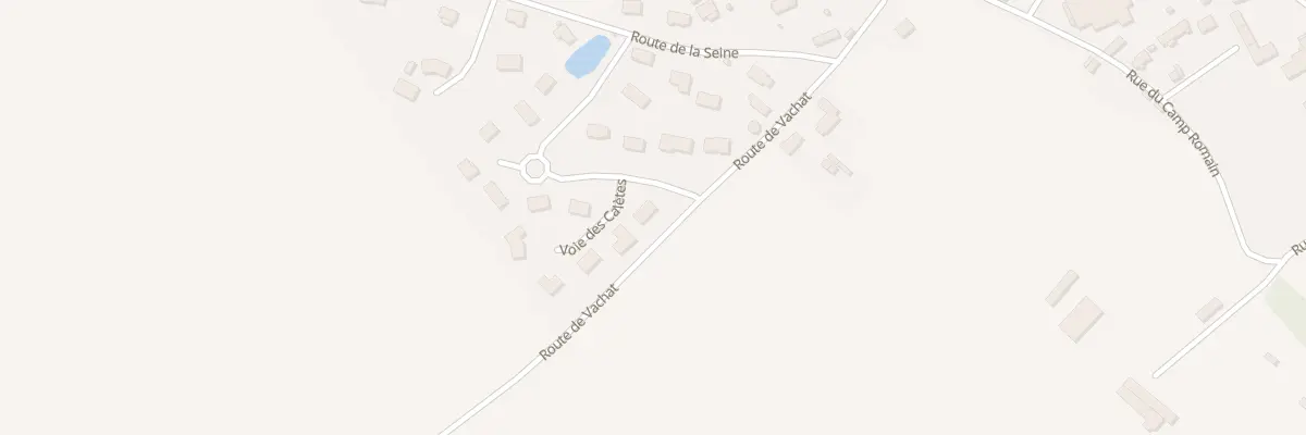 Plan du 12 Voie des Calètes à Sandouville