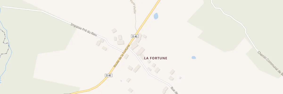 Plan du 40 La Fortune à Saint-Étienne-de-Puycorbier