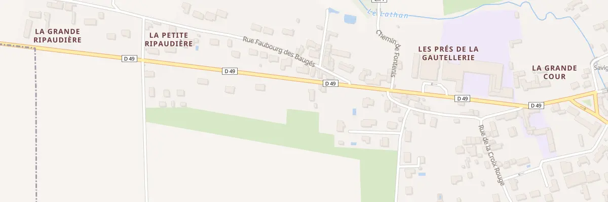 Plan du 9 Av de l’Anjou à Savigné-sur-Lathan