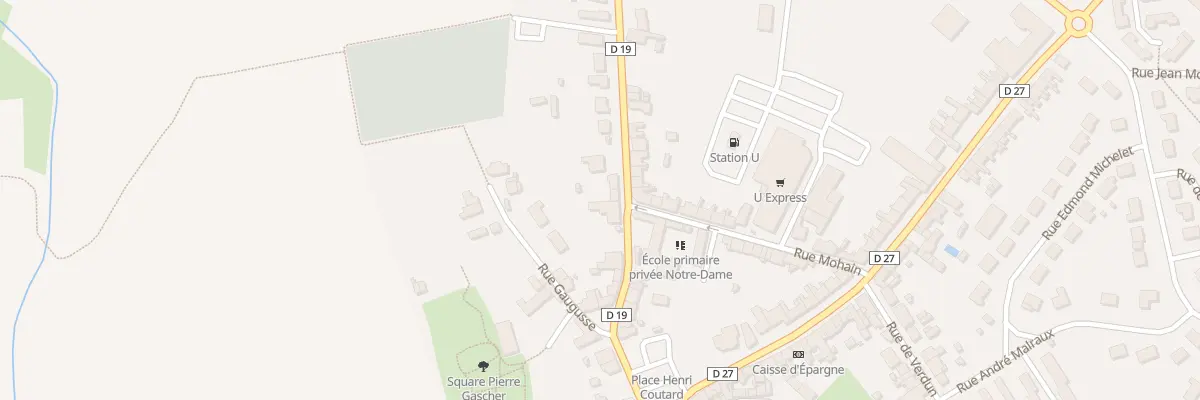 Plan du 27 Rue de Courgains à Marolles-les-Braults