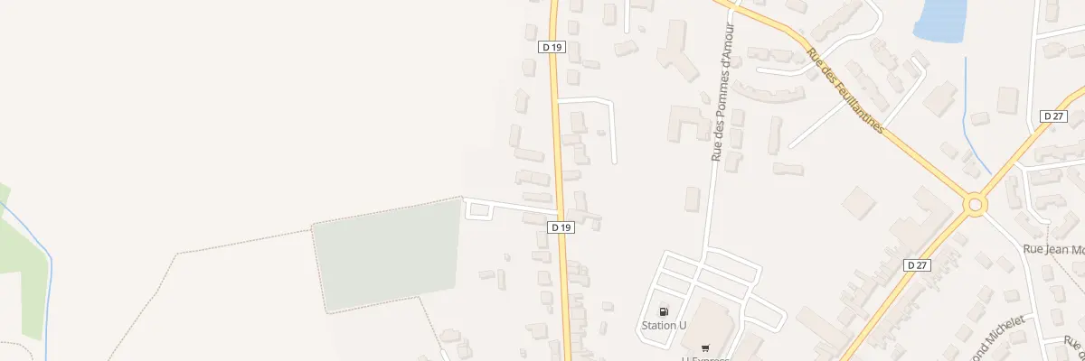Plan du 45 Rue de Courgains à Marolles-les-Braults
