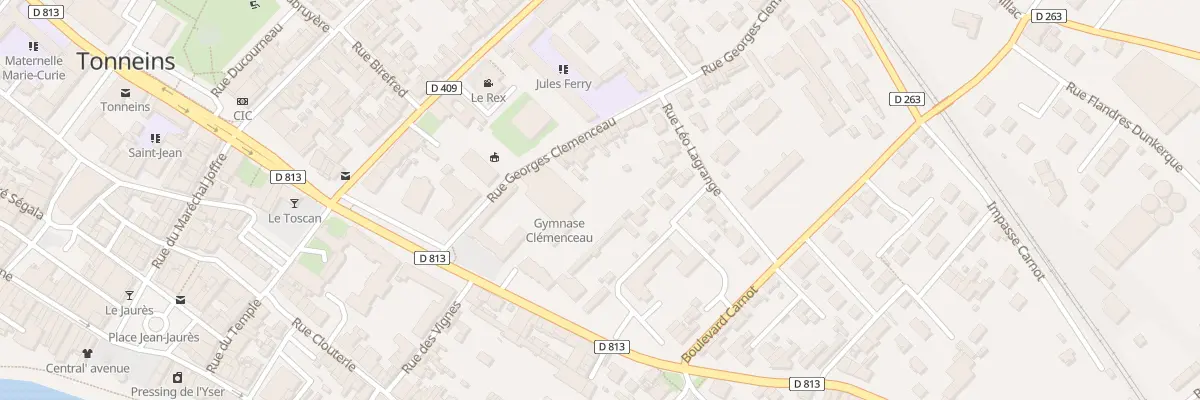 Plan du 2 Rue Georges Clémenceau à Tonneins