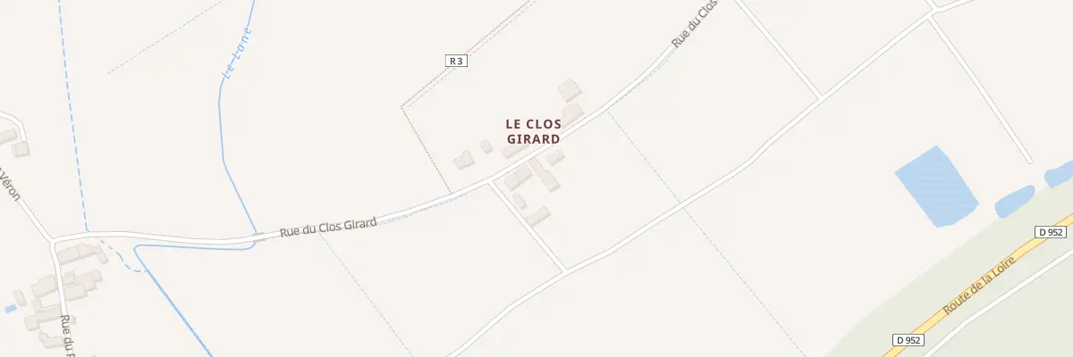 Plan du 4 Rue du Clos Girard à Coteaux-sur-Loire