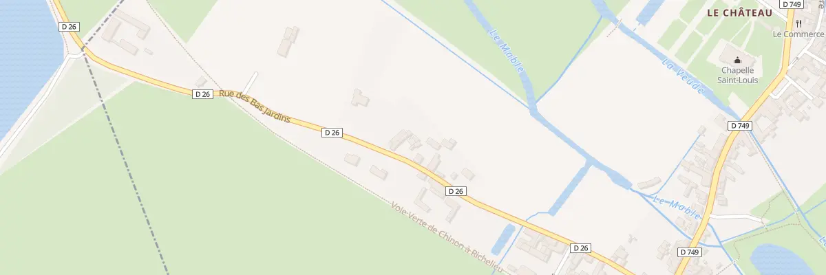 Plan du 17 Rue des Bas-Jardins à Champigny-sur-Veude