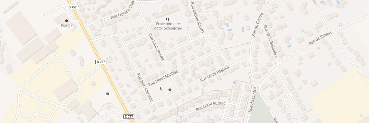 Plan du 10 Rue Henri Matisse à Migné-Auxances