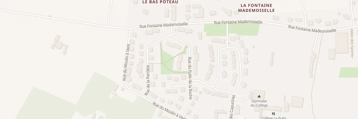 Plan du 5 Rue du Puits de la Roche à Richelieu