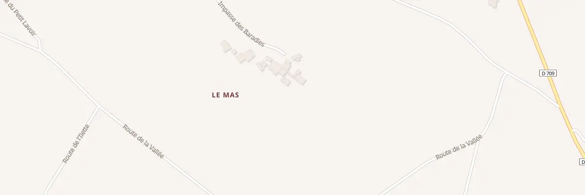 Plan du 355 Imp des Baradies à Allemans