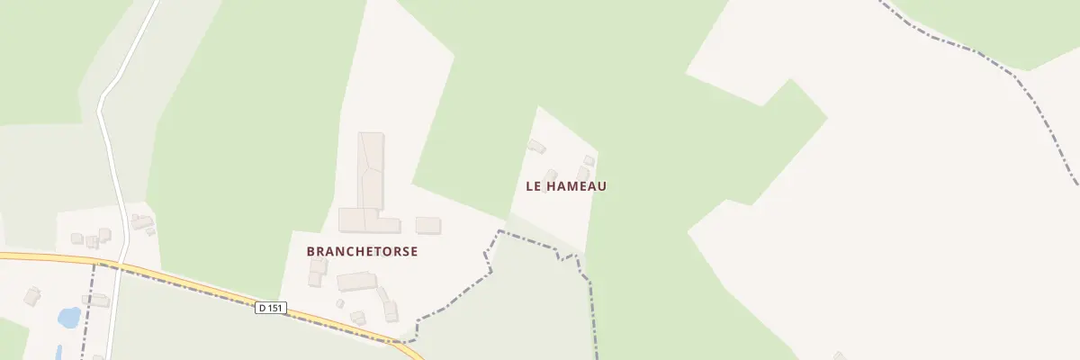 Plan du 1 Le Hameau à Louzes