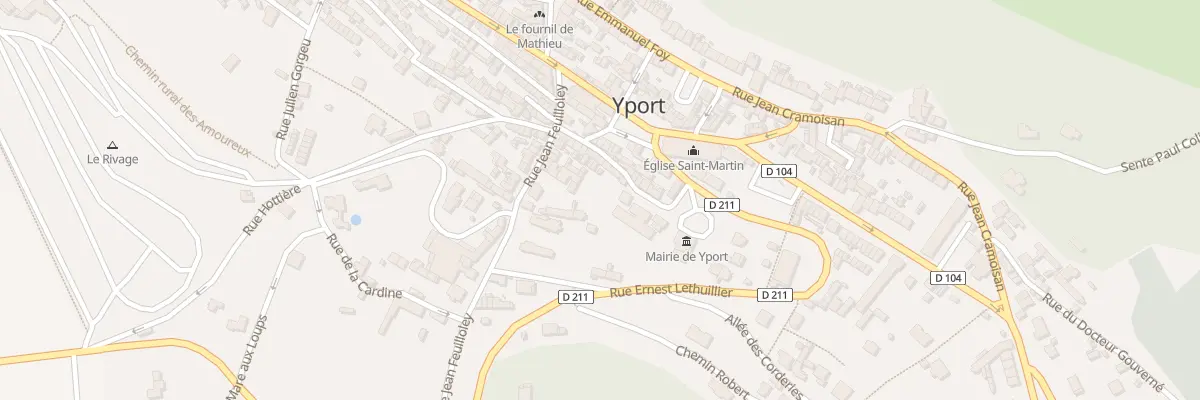 Plan du 19 Rue Jean Feuilloley à Yport