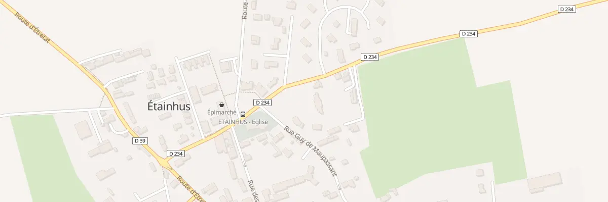 Plan du 1 Rue Guy de Maupassant à Étainhus
