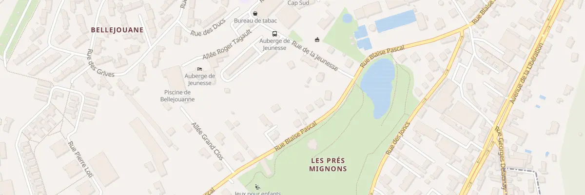 Plan du 114 Rue Blaise Pascal à Poitiers