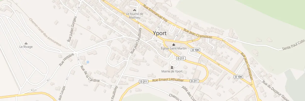 Plan du 12 Imp du Puits Germain à Yport