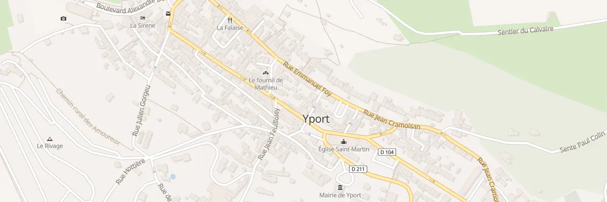 Plan du 5690 Rue Arsene Loisel à Yport