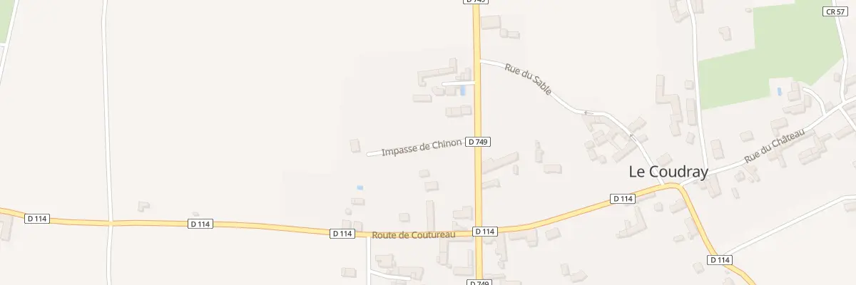 Plan du 7B Rte de Chinon à Lémeré
