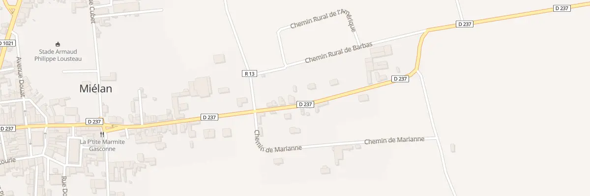 Plan du 45 Rue Saint-Jean à Miélan