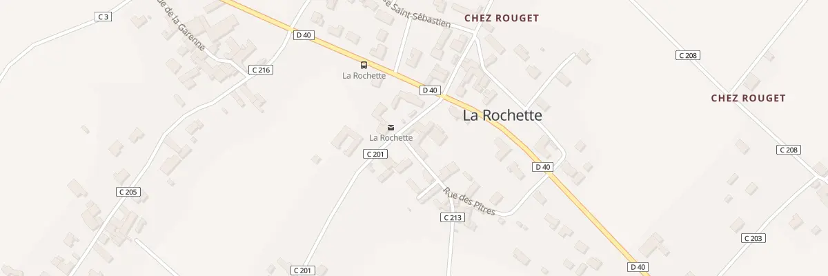 Plan du 61 Rue du Docteur Forgeaud à La Rochette